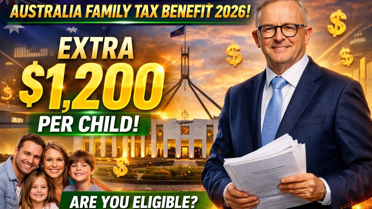 Australia Family Tax Benefit 2026: Extra $1,200 Per Child Coming