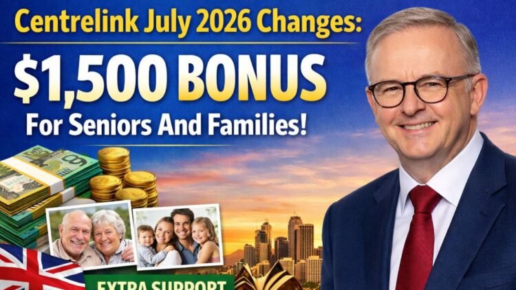 Centrelink July 2026 Changes: $1,500 Bonus For Seniors And Families