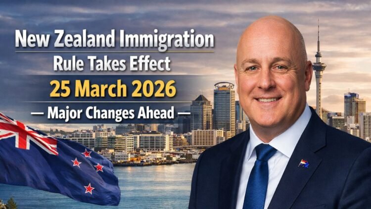 New Zealand Immigration Rule Takes Effect 25 March 2026 — Major Changes Ahead